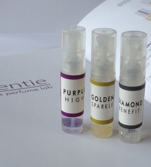 sample set escentie parfum. Aarding 